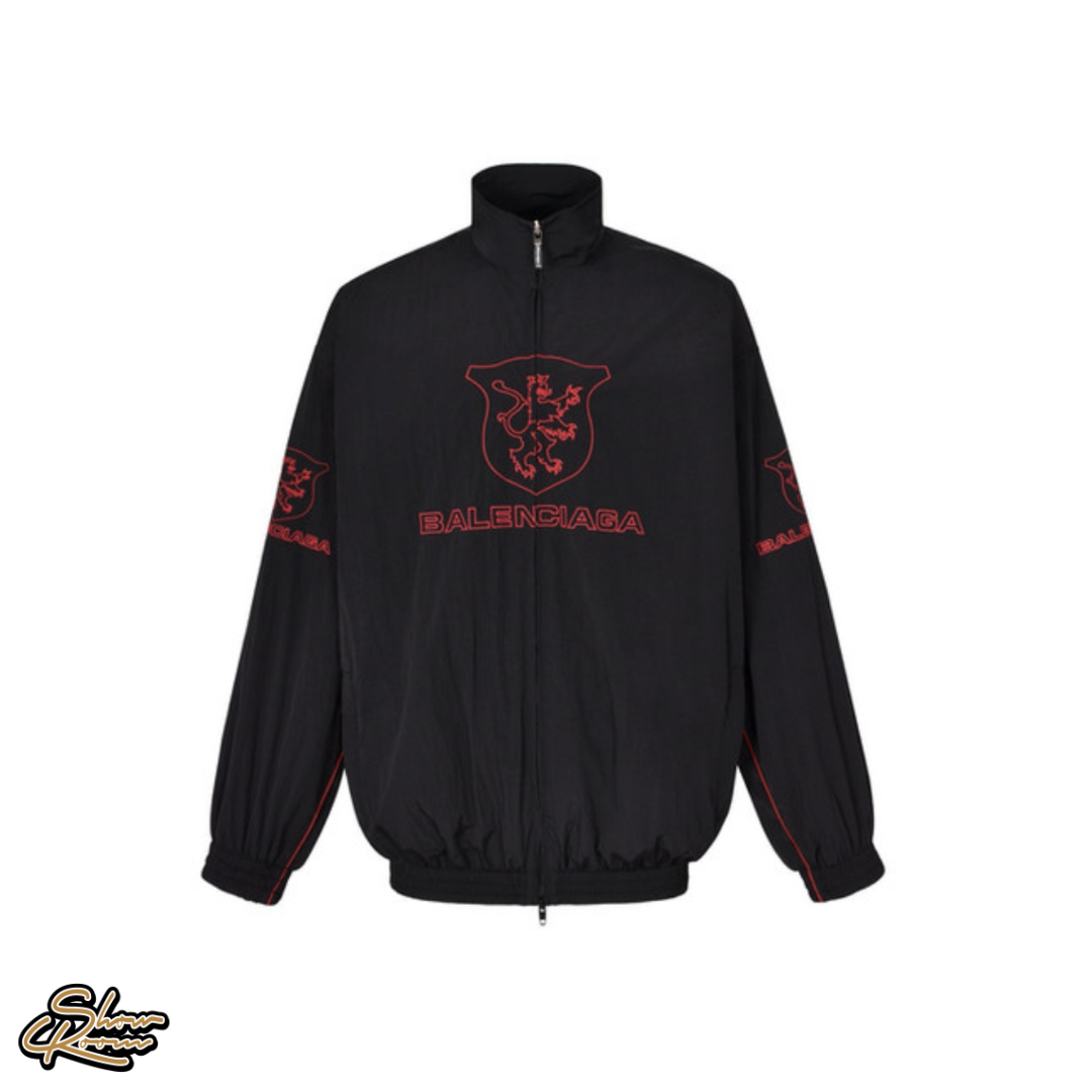 Balenciaga Lion Club Varsity Windbreaker Zip Up 