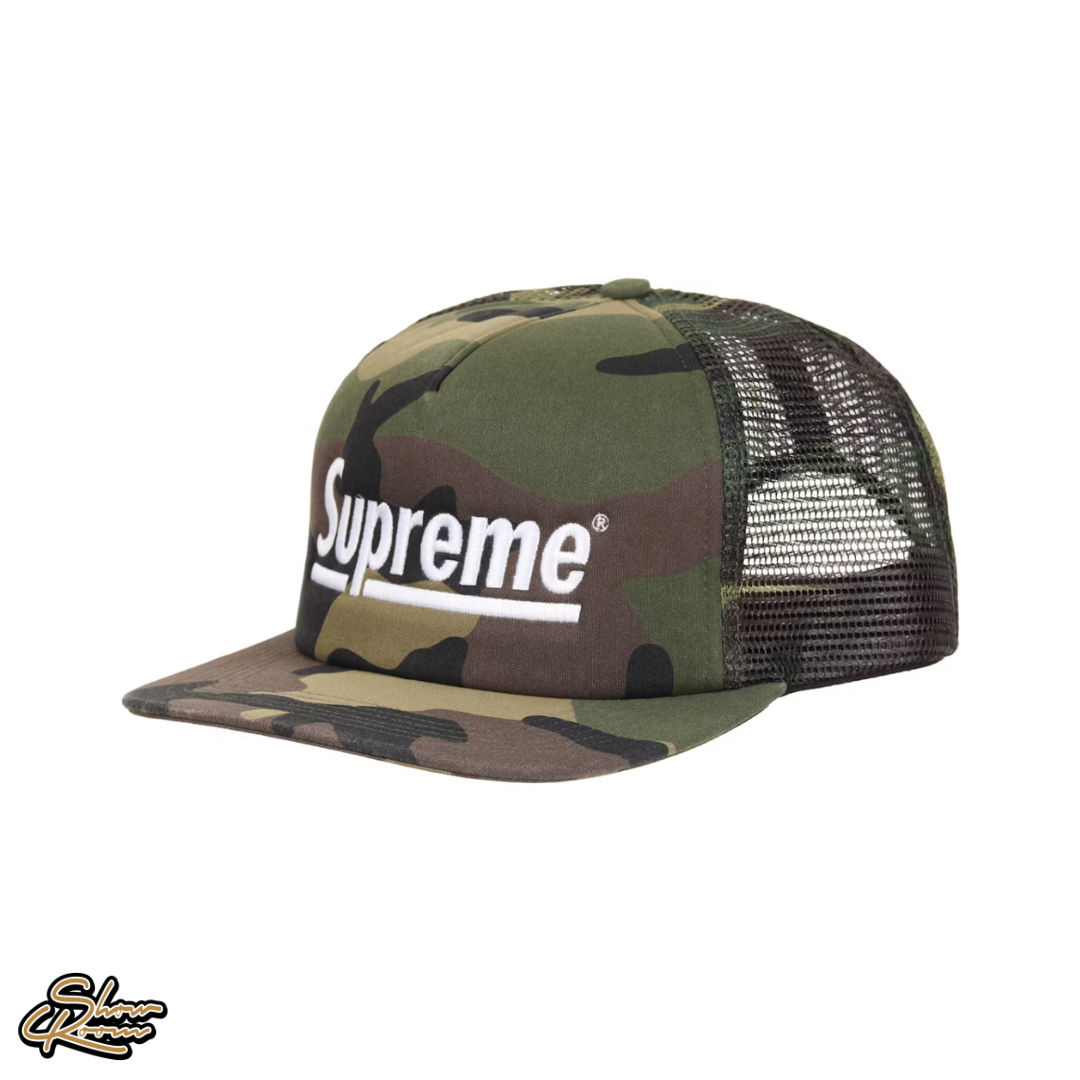 Supeme Underline Mesh Trucker Hat 