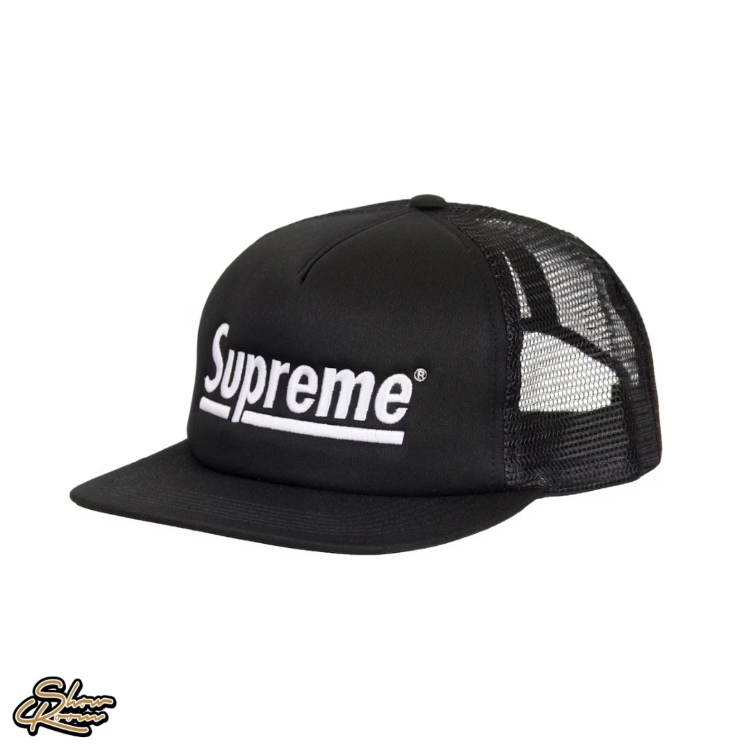 Supreme Underline Mesh Trucker Hat 