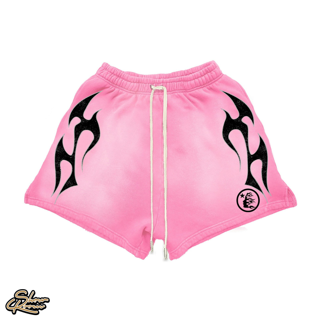 Hellstar Flame Sweat Shorts 