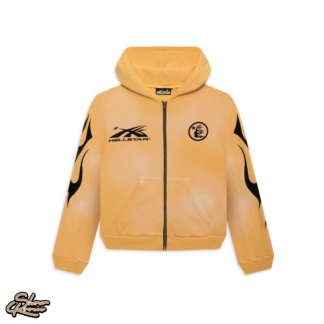 Hellstar Sports Logo Zip Up Hoodie 