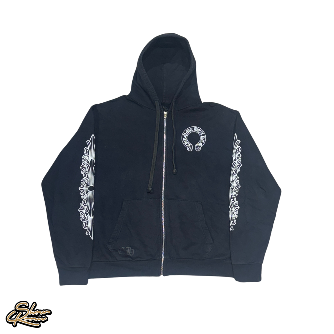 Chrome Hearts Horseshoe Zip Up Hoodie (USED) 