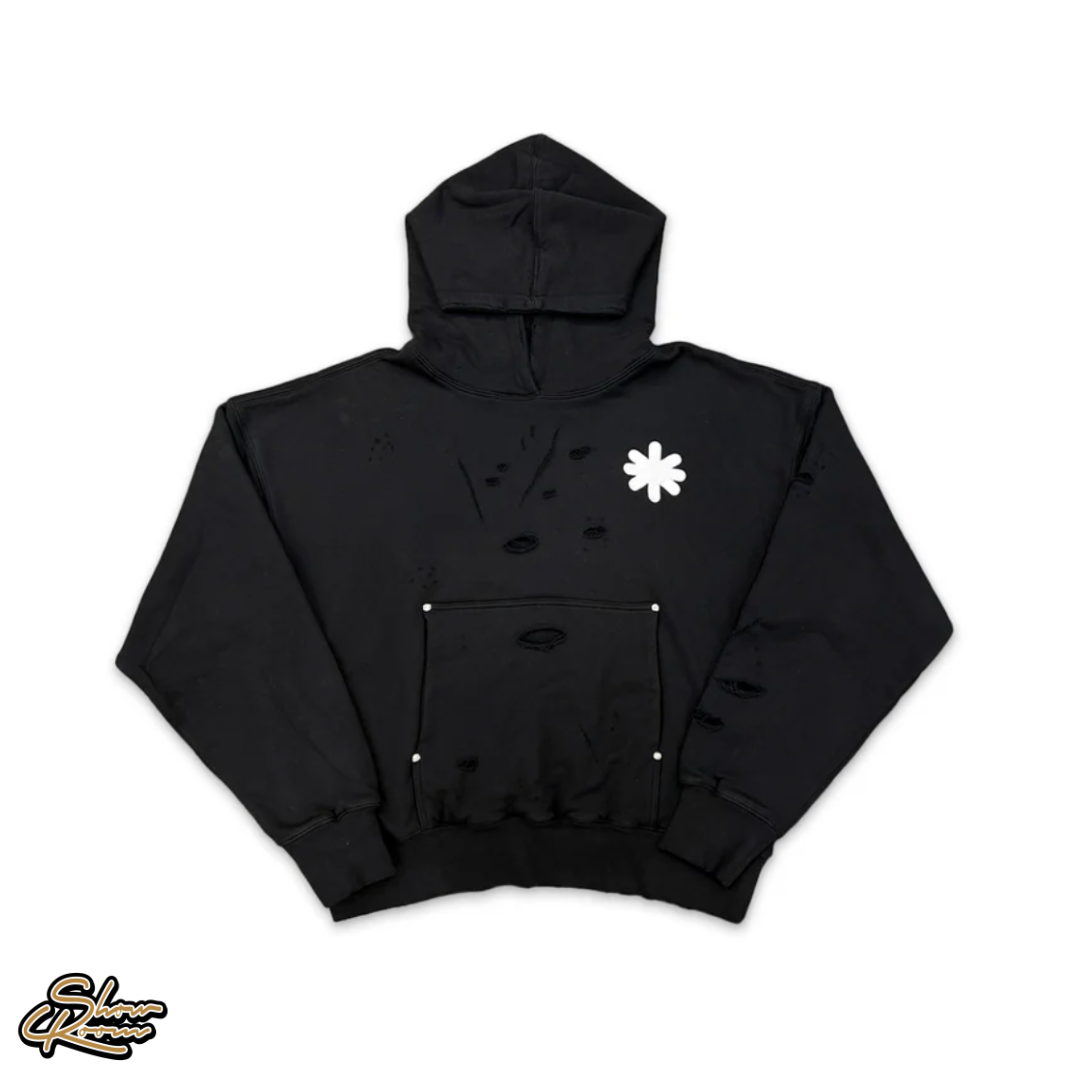 LostShdws Distressed Classic Logo Hoodie 