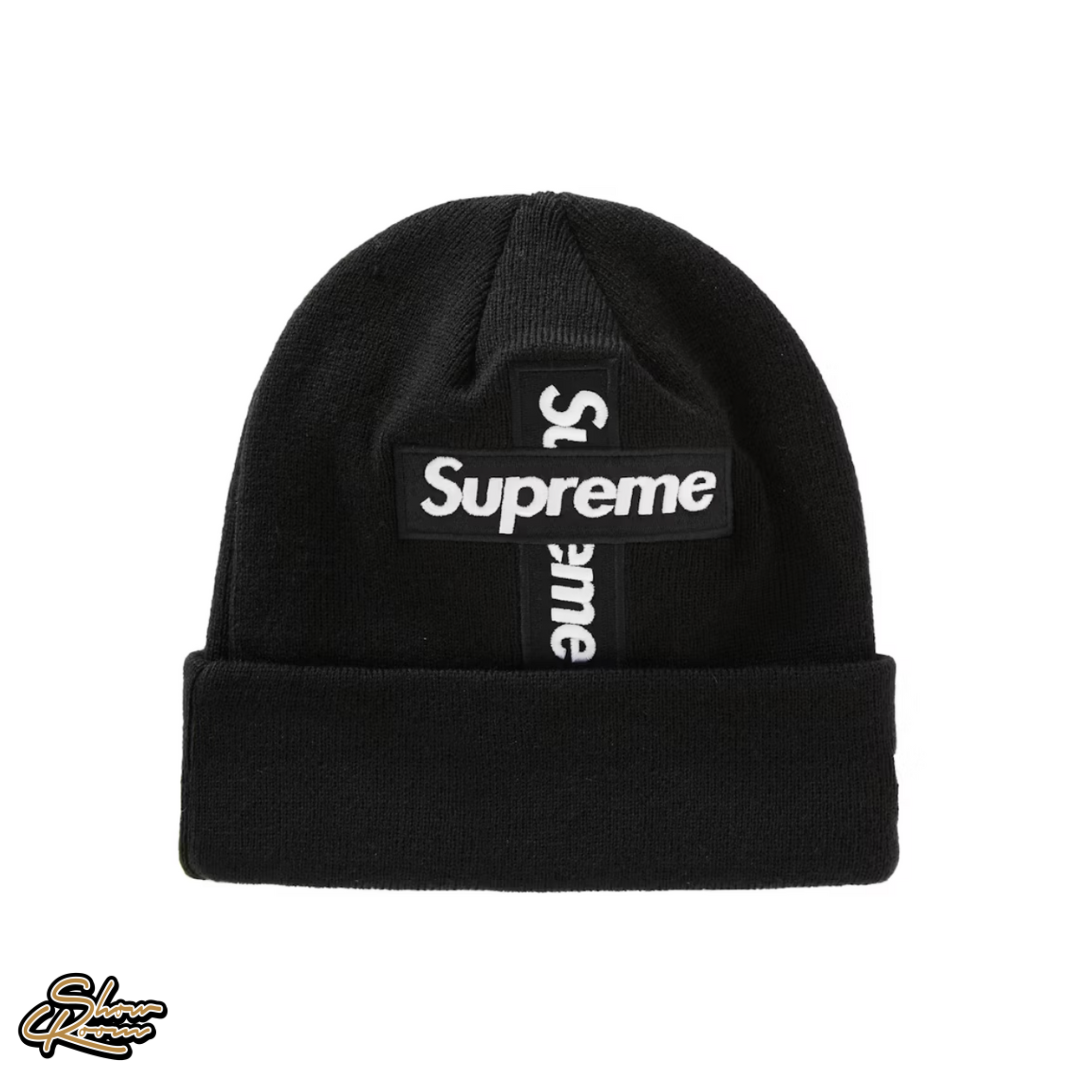 Supreme New Era Cross Logo Beanie 