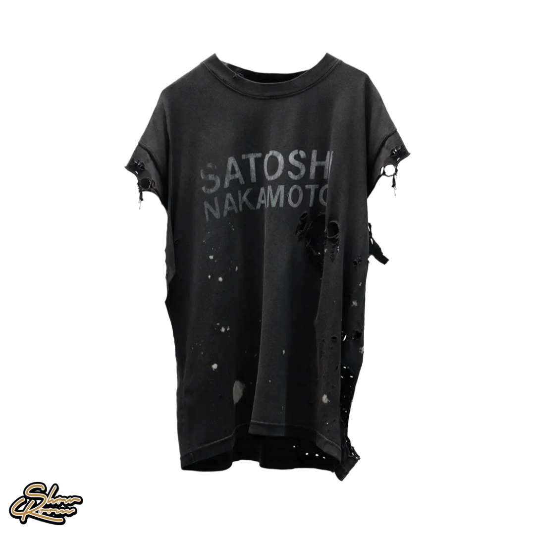 Satoshi Nakamoto Road Rash Tee