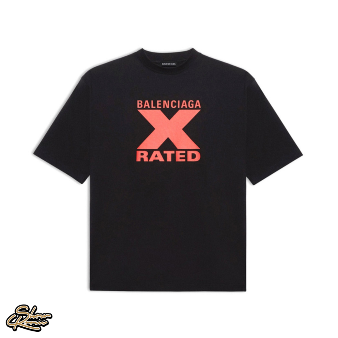 Balenciaga X Rated Oversized Tee 