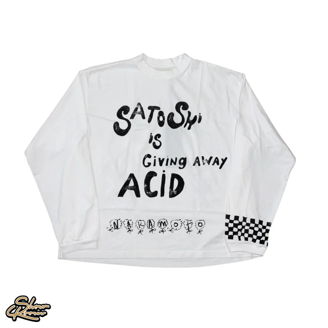 Satoshi Nakamoto Acid Longsleeve Tee 