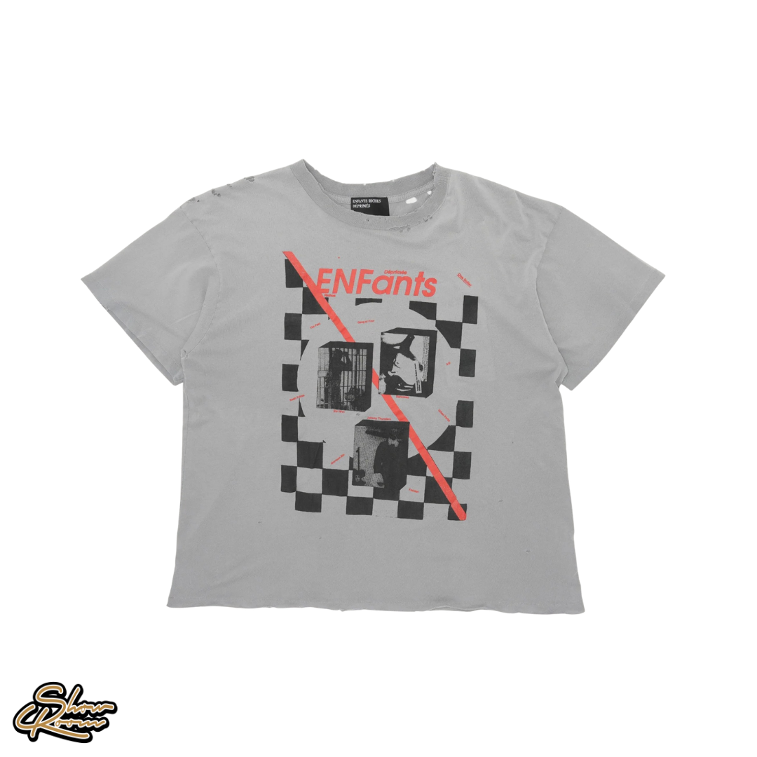 Enfants Riches Déprimés Checkered Fan Zine Tee 