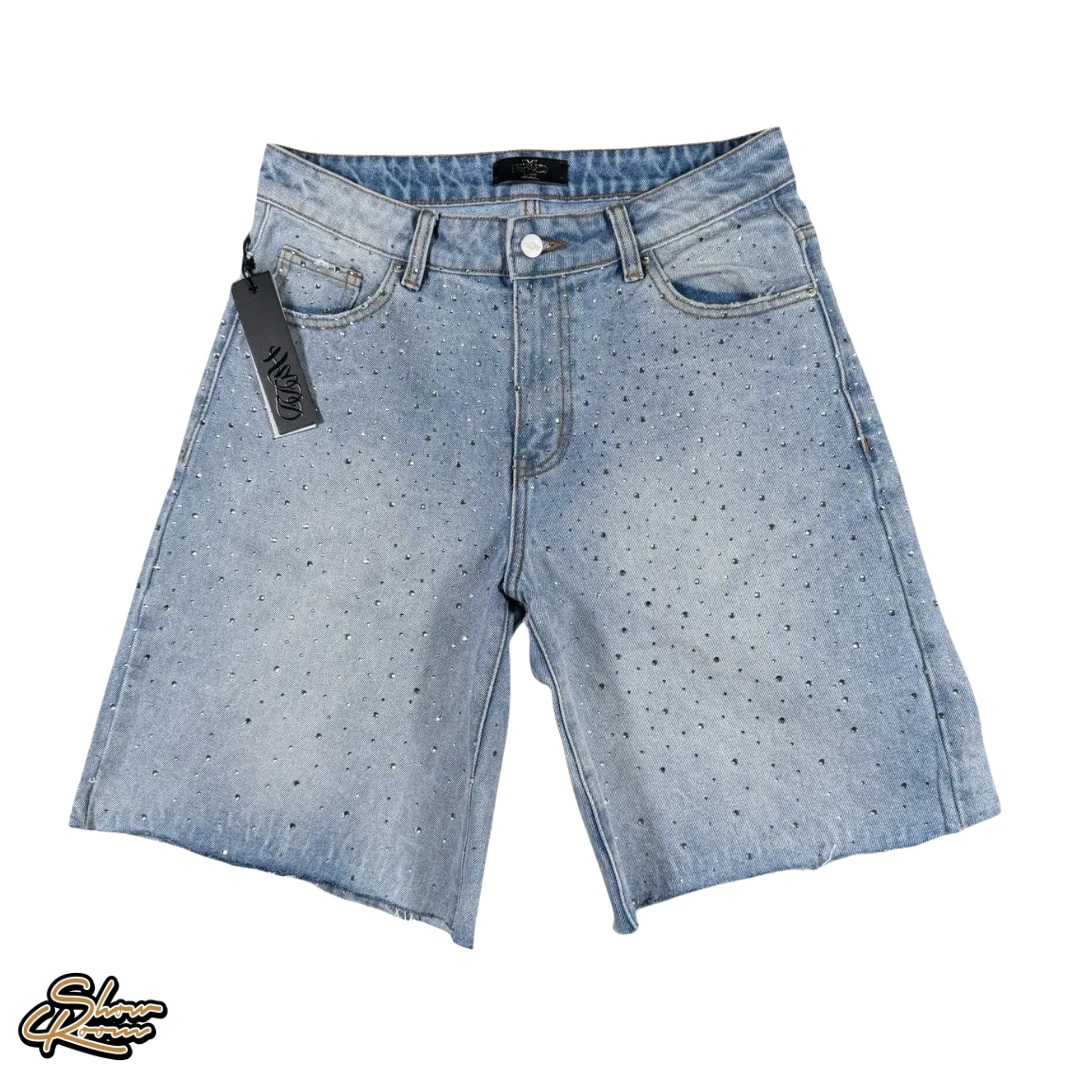 HMDD Billie Jean Rhinestone Jorts 
