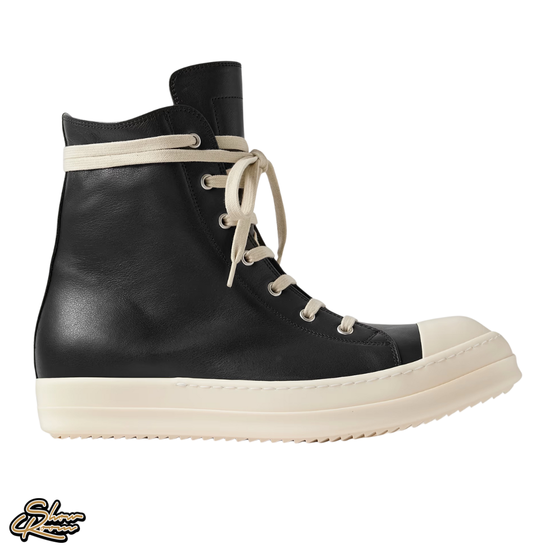 Rick Owens Leather High Top Sneaker 