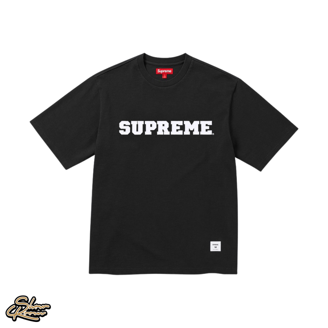 Supreme Collegiate Appliqué Tee “Black”