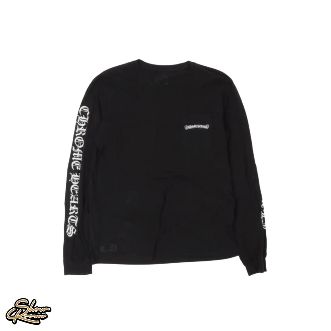 Chrome Hearts Scroll Longsleeve Pocket Tee 