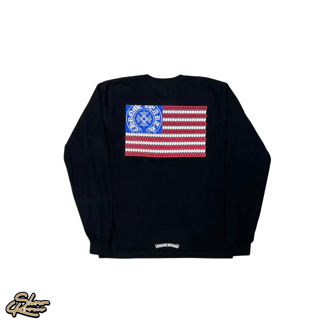 Chrome Hearts Flag Longsleeve Tee 