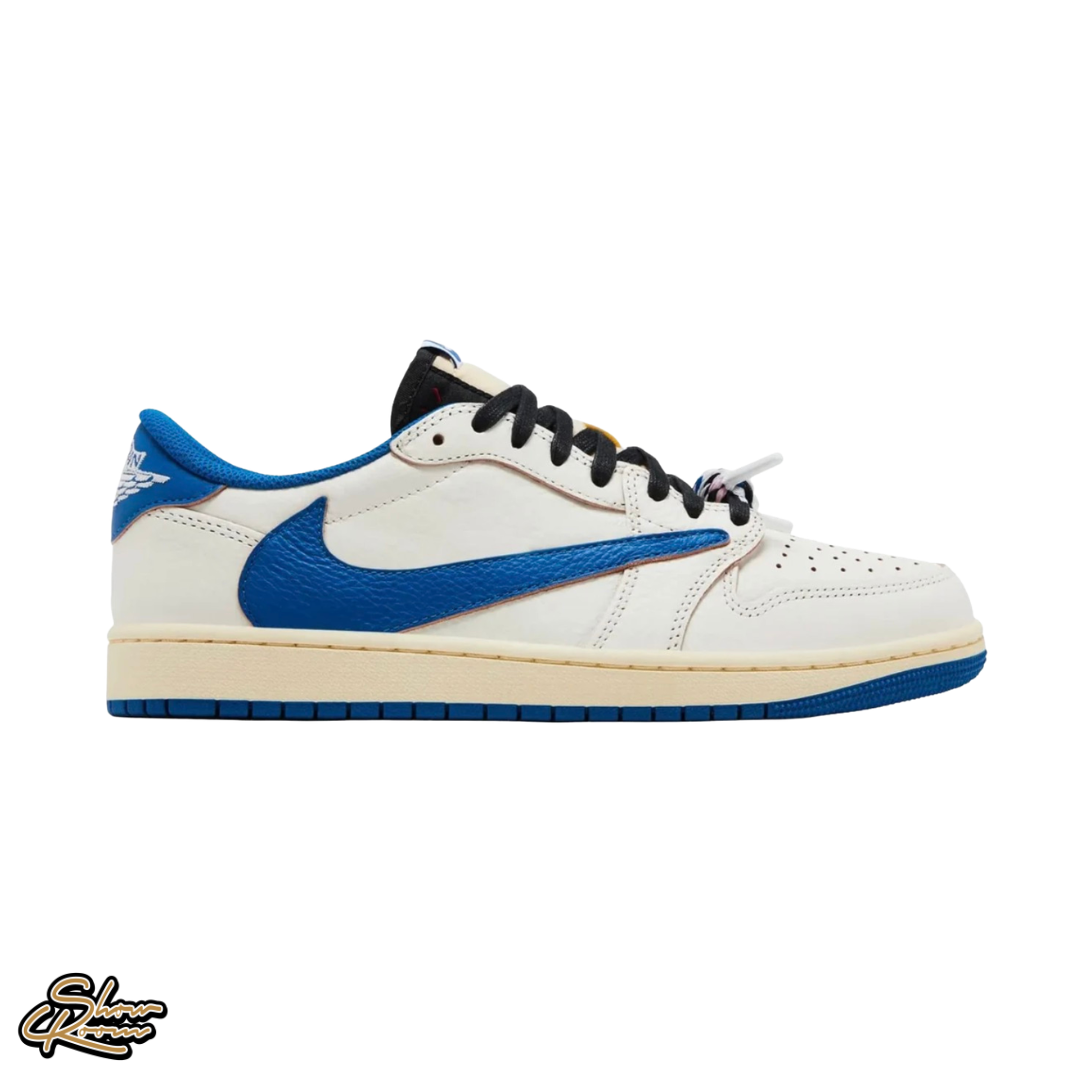 Jordan 1 Retro Low OG SP Fragment X Travis Scott Sail 