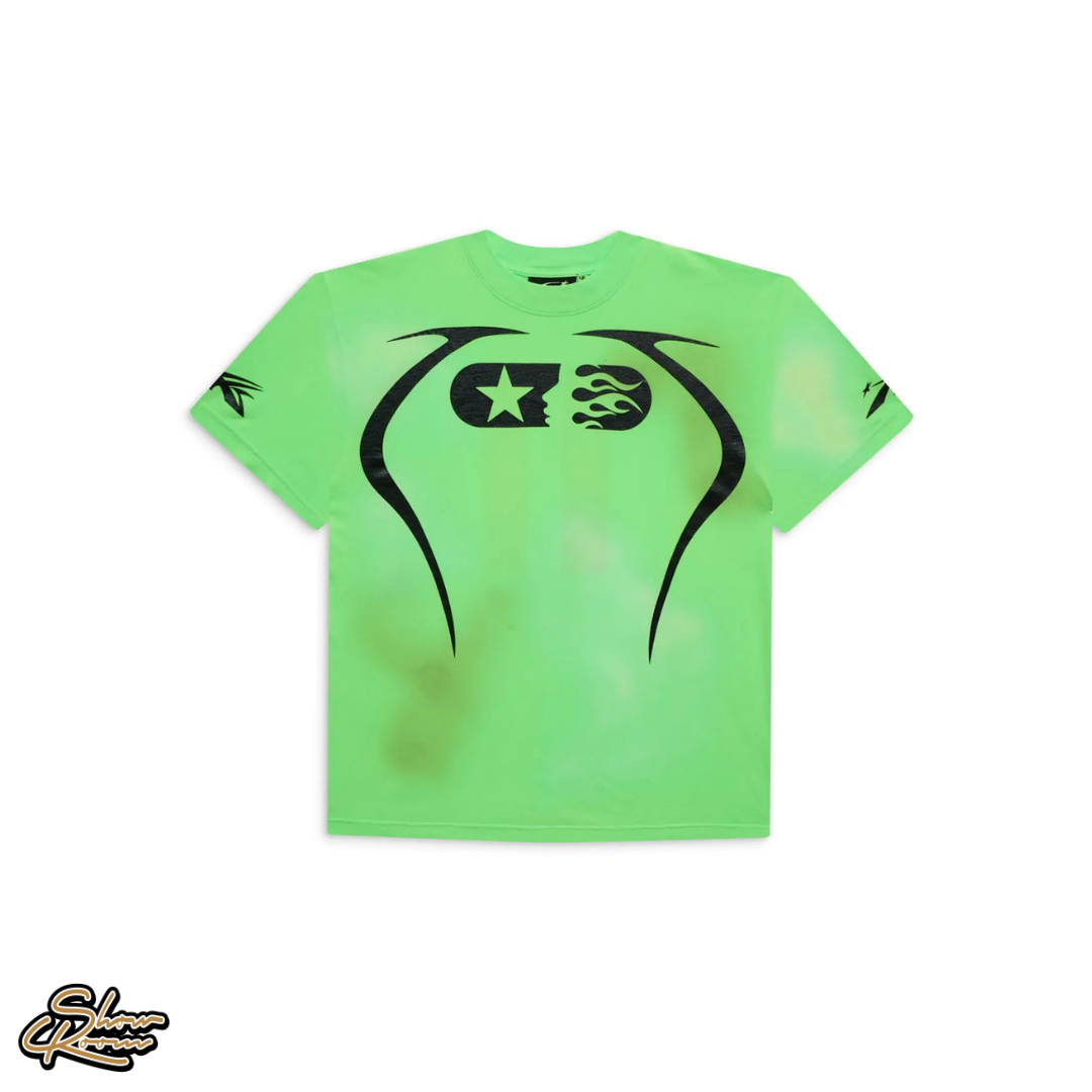 Hellstar Warm Up Tee “Neon Green”