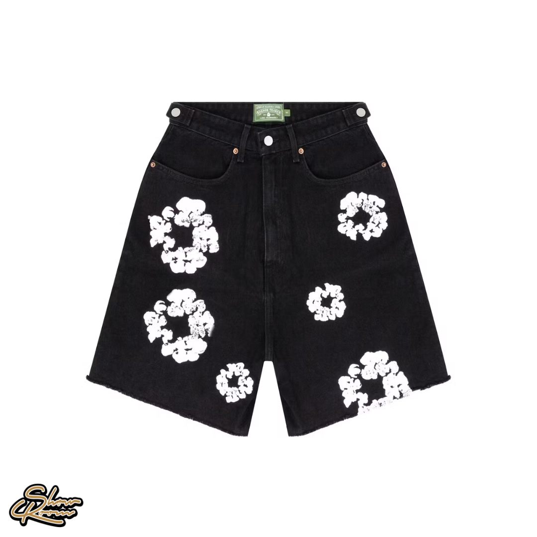 Denim Tears Cotton Wreath Jean Shorts 