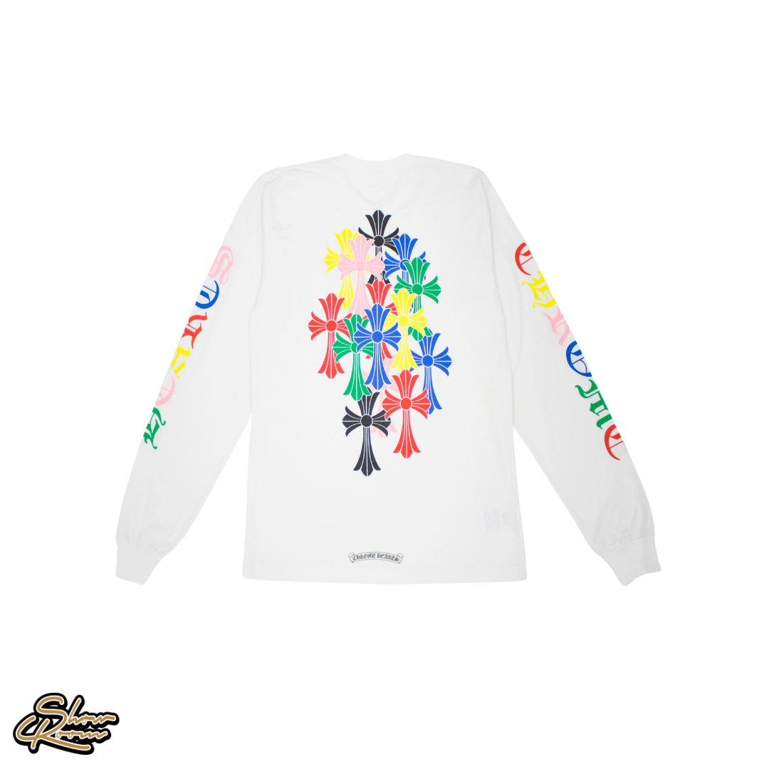 Chrome Hearts Rainbow Cemetery Long Sleeve Tee 