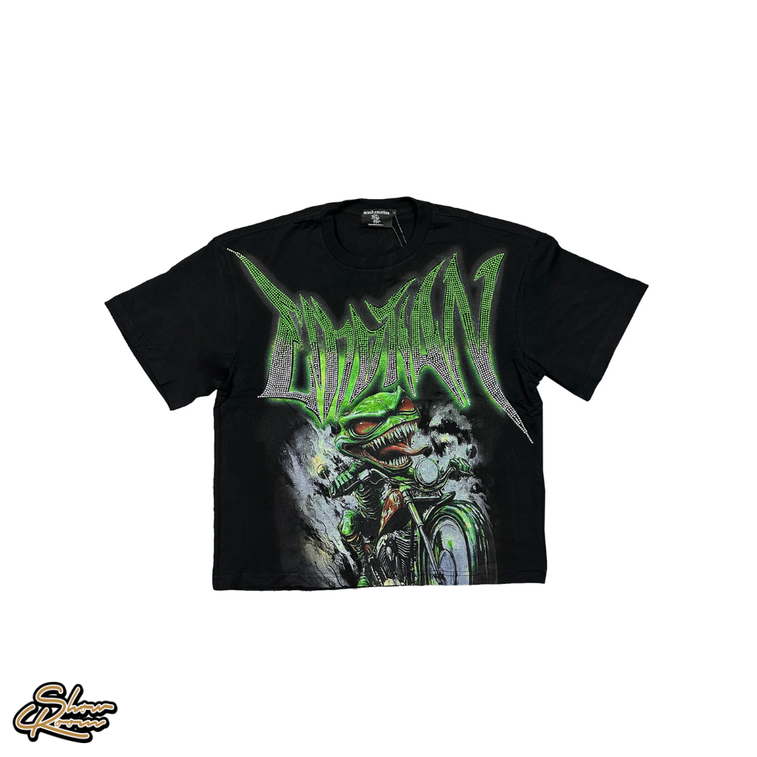 Mixed Emotions Goblin Rhinestone Tee