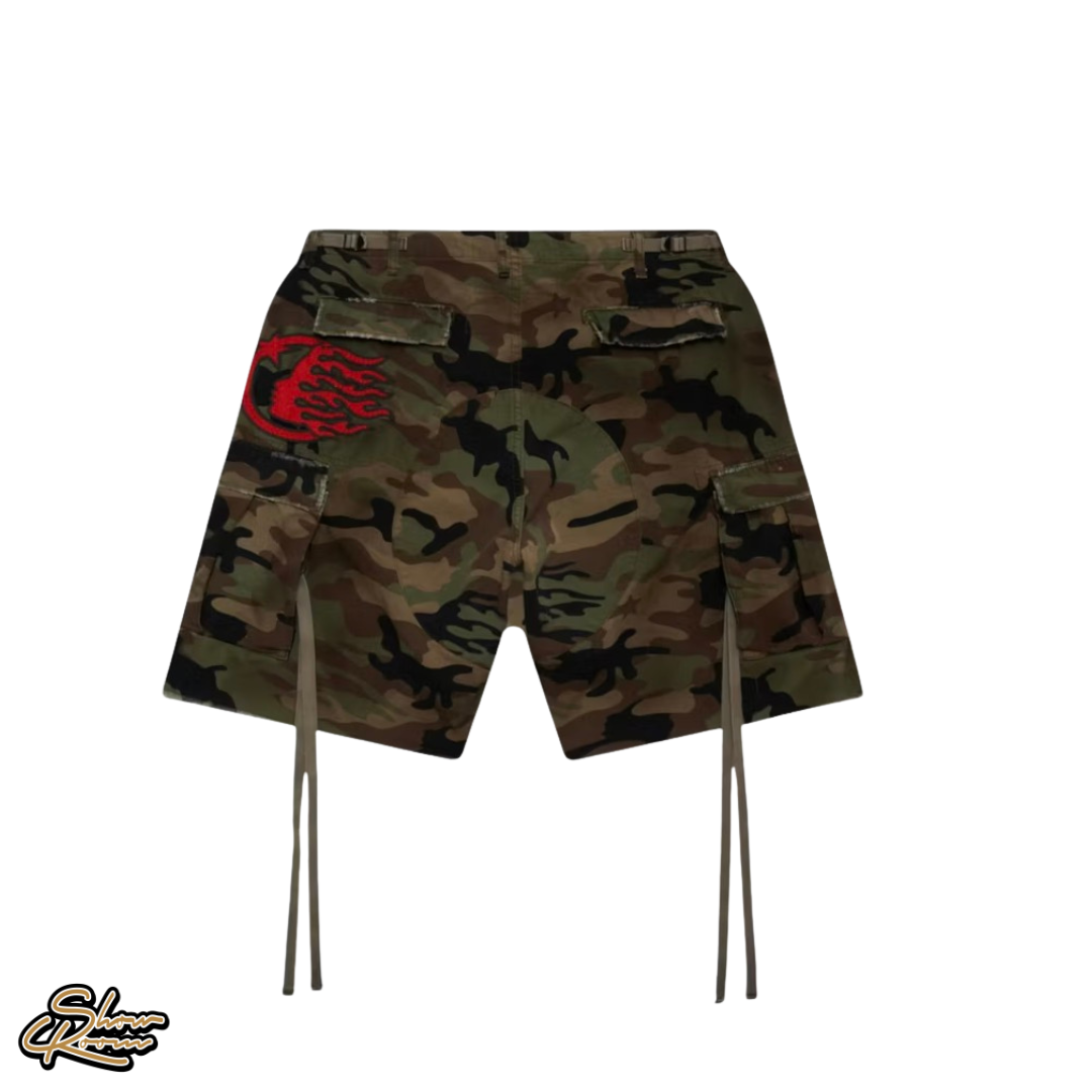 Hellstar Caspsule 11 Camo Cargo Shorts 