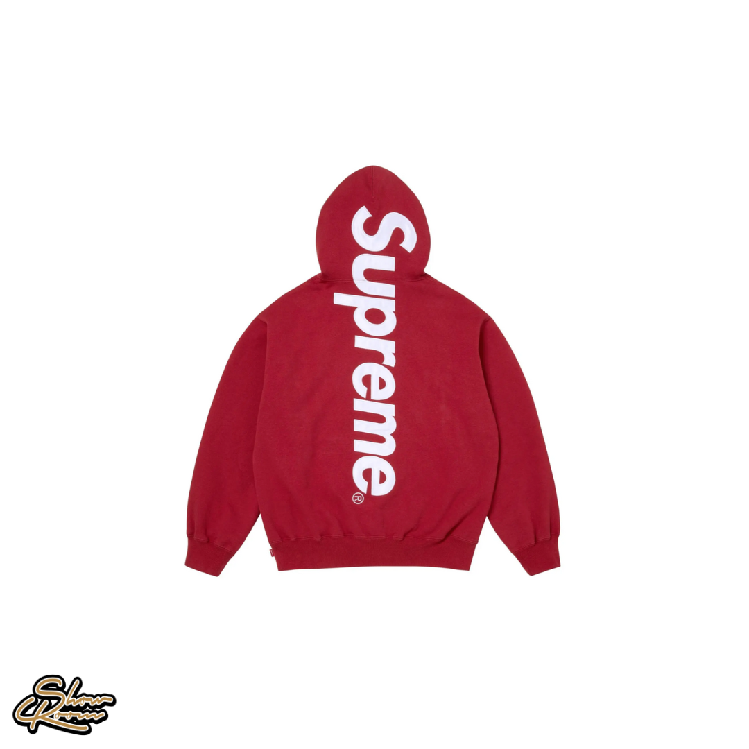 Supreme Satin Appliqe Hooded Sweatshirt 