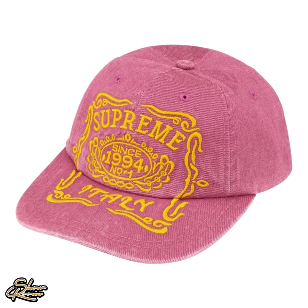 Supreme Italy 6-Panel Hat “Rose”