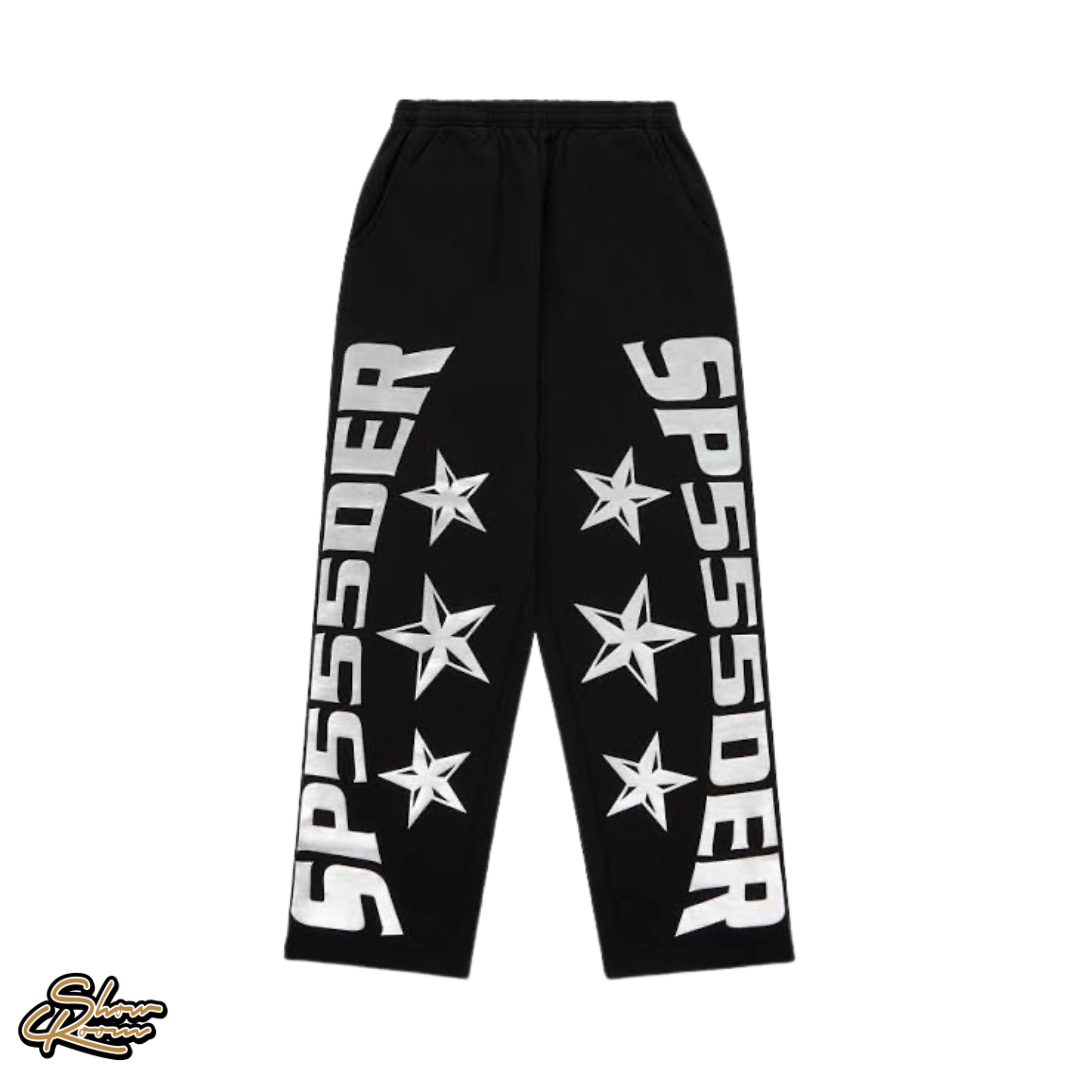 Sp5der MX555 Sweatpants “Black”
