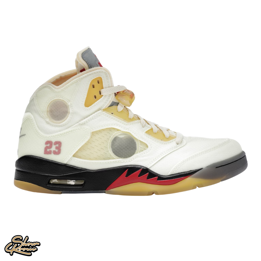 Air Jordan 5 Off White Sail