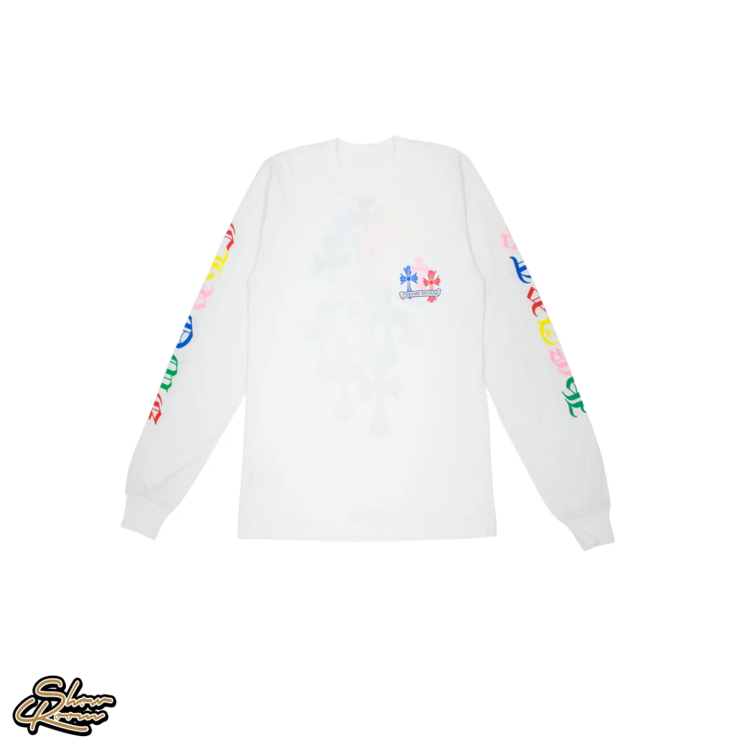 Chrome Hearts Rainbow Cemetery Long Sleeve Tee 